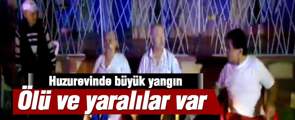 İzmir'de Zübeyde Hanım Huzurevi'nde yangın
