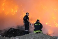 Manisa Çöplüğündeki Yangın Devam Ediyor