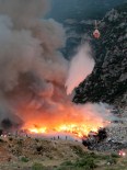 Manisa Katı Atık Depolama Alanında Yangın