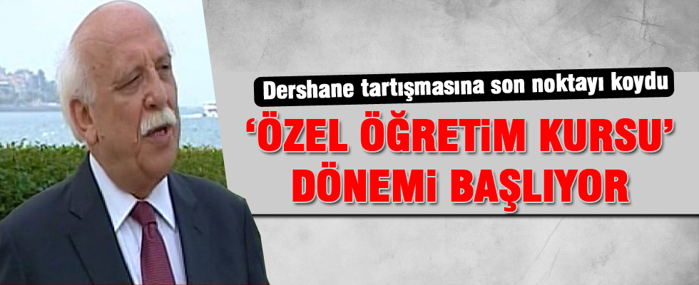 Dershanelerin ismi değişti