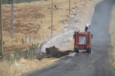 Gökçebağ'da Anız Yangını