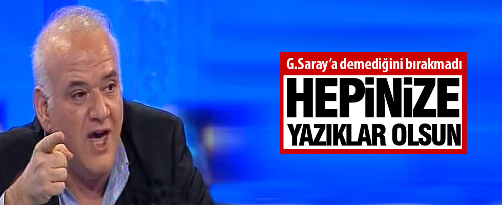 Ahmet Çakar'dan G.Saray yönetimine ağır sözler!