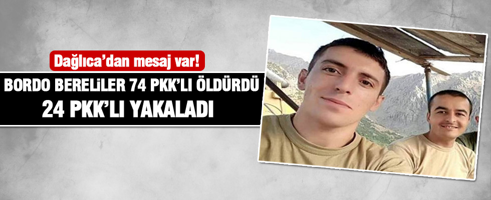 Şehit arkadaşıyla fotoğraf paylaşan asker: 74 PKK'lı öldürüldü