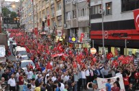 Balıkesir'de Şehide Saygı Teröre Lanet Yürüyüşü