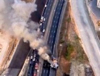 KÖRFEZ KÖPRÜSÜ - TEM'de can pazarı! 55 kişi son anda kurtuldu