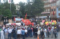 DAĞLıCA - Tosya Ülkü Ocağı PKK Terör Örğütünü Pretosto Mitingi Yaptı