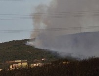 TUZLA PİYADE OKULU - Tuzla'da askeri bölgede yangın