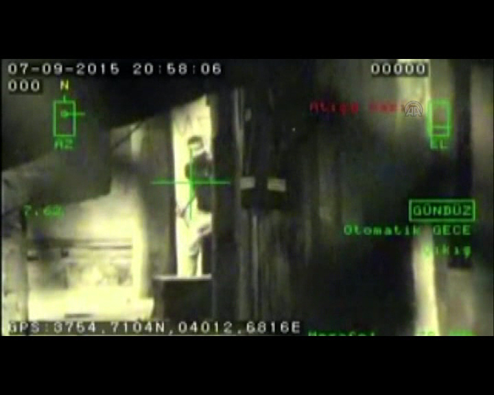 Sur'daki terör operasyonu havadan görüntülendi