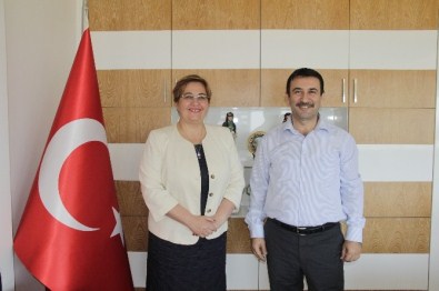 Başkan Pekdaş'tan Kaymakam Çek'e Hayırlı Olsun Ziyareti