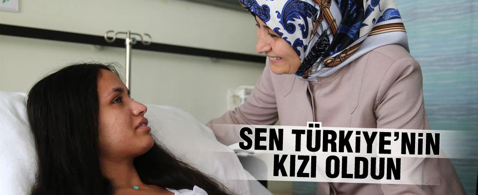 Sare Davutoğlu'ndan Mutlu Kaya'ya ziyaret