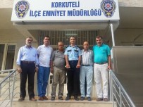 SÜLEYMAN YıLDıZ - -Siyasi Parti İlçe Başkanlarından Emniyet Müdürlüğüne Taziye Ziyareti
