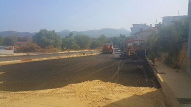 Alaşehir'de Asfaltlama Çalışmaları