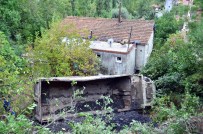 Bahçelerine Kamyon Uçtu!