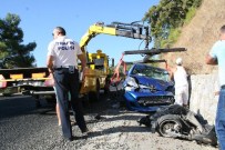 Motosikletle Otomobil Çarpıştı,1 Yaralı