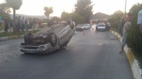 Söke'de Otomobil Takla Attı Açıklaması 1 Yaralı