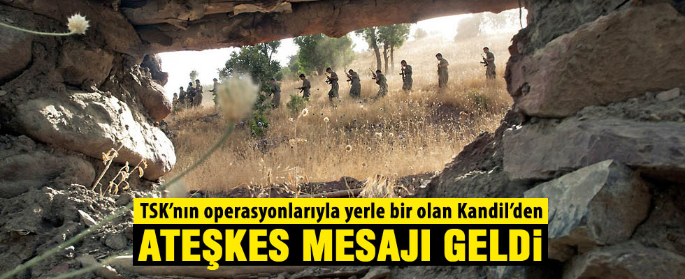 Kandil'den 'Ateşkese Hazırız' mesajı