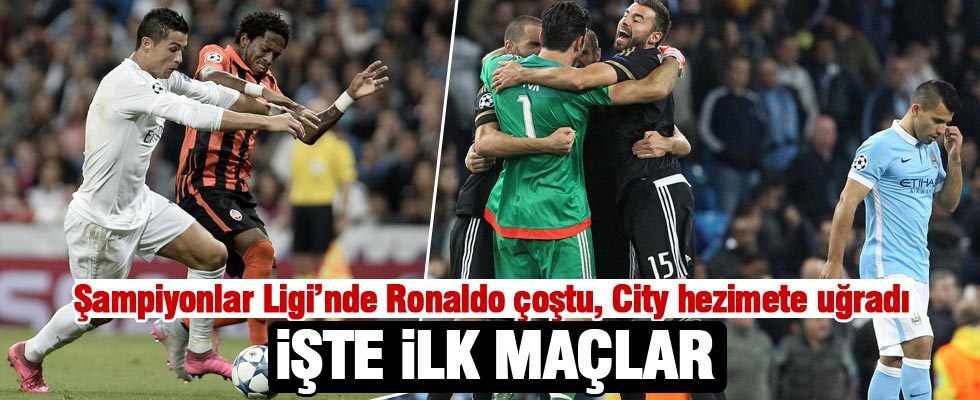 UEFA Şampiyonlar Ligi'nde ilk maçlar sona erdi