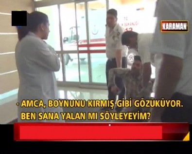 Karaman'da Başına Sulama Borusu Çarpan Çocuk Yaralandı