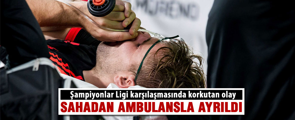 Şampiyonlar Ligi maçında şok sakatlık