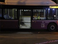 Yolcu otobüsüne molotoflu saldırı