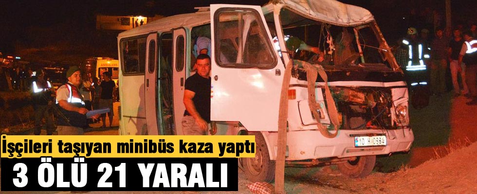 Balıkesir'de feci kaza