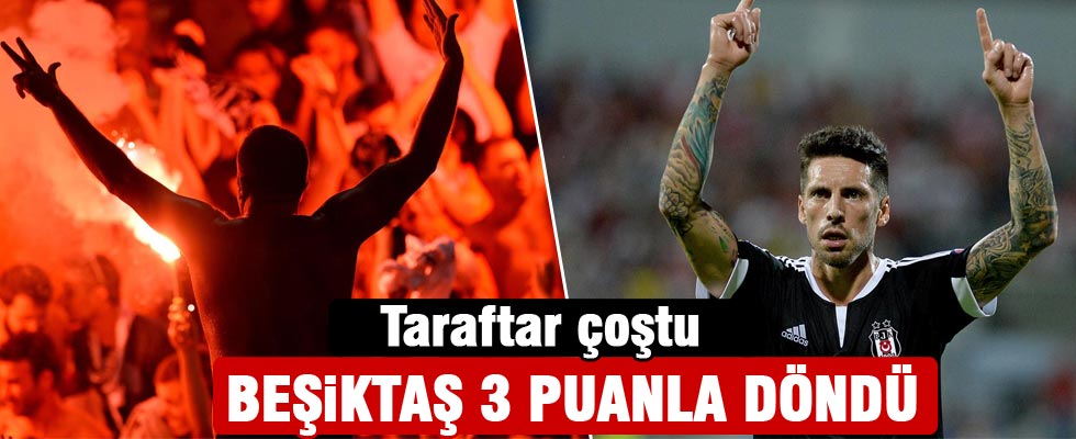 Beşiktaş Arnavutluk'tan 3 puanla döndü