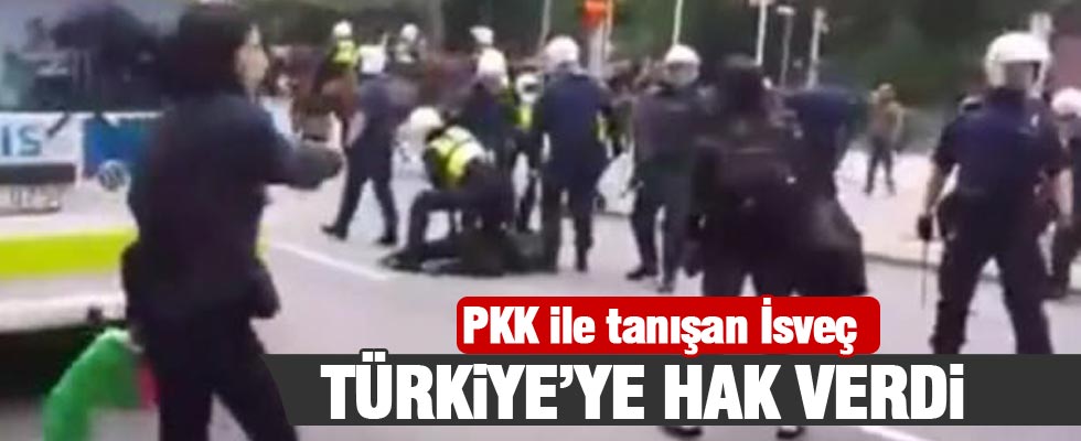 İsveç'te PKK'lılar polisle çatıştı