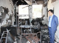 BOSTANIÇI - Okula Molotoflu Saldırı