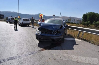 Afyonkarahisar'da Trafik Kazası, 1 Yaralı