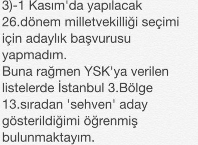 CHP O İsmi Yanlışlıkla Aday Gösterdi