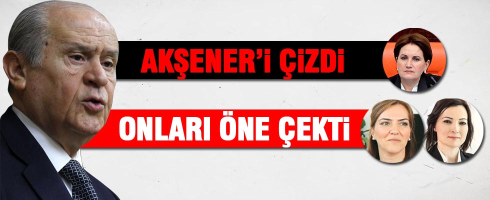 Meral Akşener'i çizdi onları öne çekti