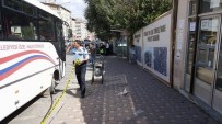 OTOBÜS DURAĞI - Sivas'ta Şüpheli Poşet Fünye İle Patlatıldı