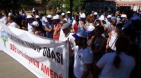 MEZOPOTAMYA - Sağlık Çalışanlarından 'Sessiz Yürüyüş'