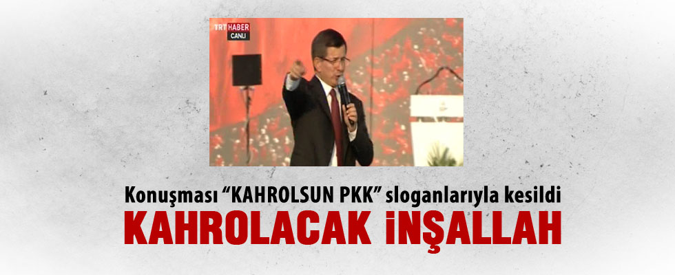 Başbakan Davutoğlu'nun Teröre Karşı Tek Ses Mitingi konuşması