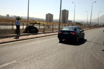 Otomobil Su Kanalına Uçtu Açıklaması 1 Yaralı