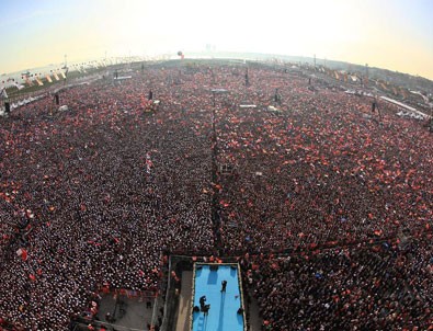 Yenikapı'da teröre karşı tek ses mitingi