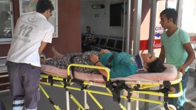 Kamyon İle Otomobilin Çarpışma Anı Güvenlik Kamerasında