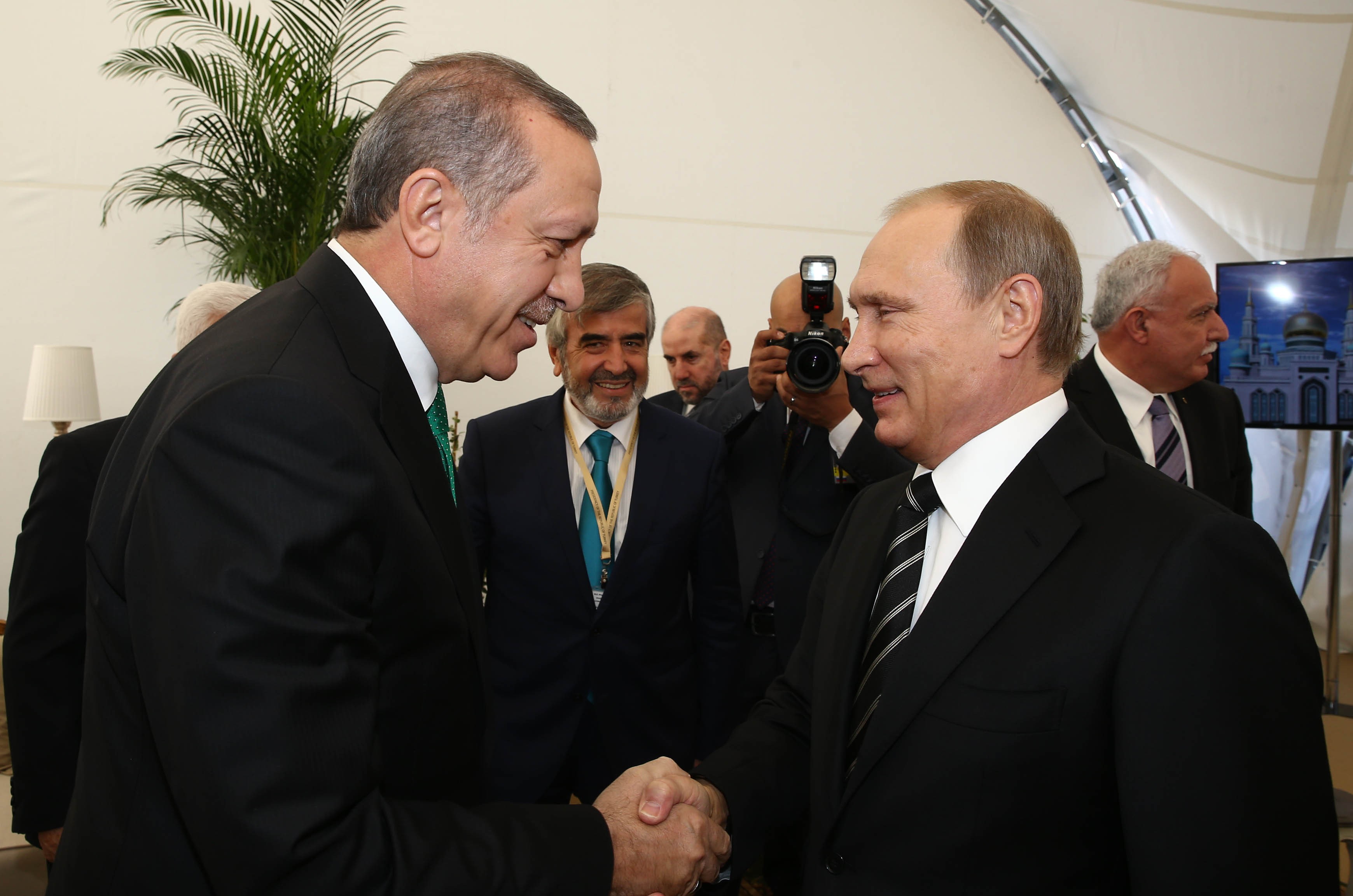 Cumhurbaşkanı Erdoğan Moskova'da