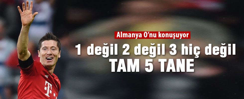 Robert Lewandowsk tarih yazdı