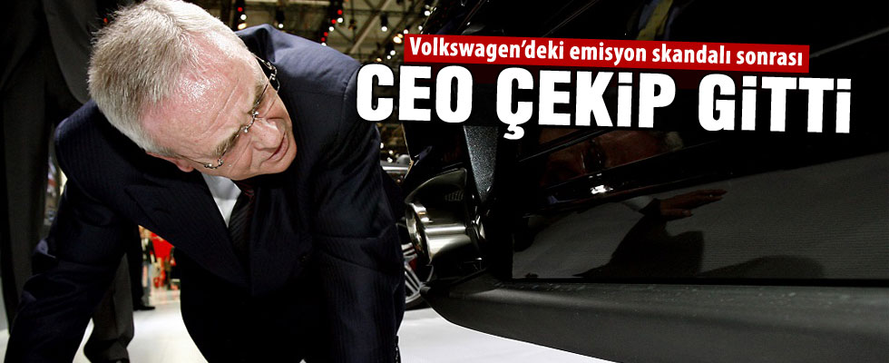 Volkswagen yöneticisi Martin Winterkorn istifa etti