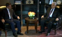 HAKAN FIDAN - Davutoğlu, Abbas'la Görüştü