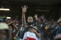 Güney Afrika'da CAF Kupası Maçında 'Rabia' Protestosu