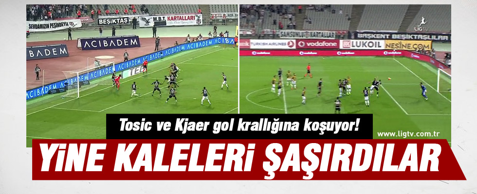 Tosic ve Kjaer yine kaleleri şaşırdı