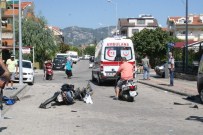 Marmaris'te Trafik Kazası; 1 Yaralı