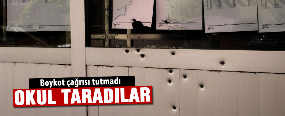 Van'da liseye bombalı ve silahlı saldırı