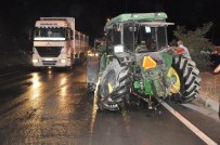 Gemerek'te Otobüs İle Traktör Çarpıştı Açıklaması 1 Yaralı