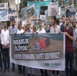 Mültecilerin Ölümü Galatasaray Meydanı'nda Protesto Edildi
