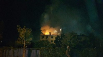 Konya Astsubay Orduevinde Korkutan Yangın