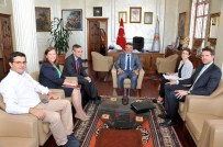 TURAN ÇAKıR - Ustda Türkiye Direktörü, Samsun Büyükşehir Belediyesi'ni Ziyaret Etti