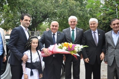 Abhazya Özerk Cumhuriyeti Başkan Vekili Kolbaia Ve Gürcistan Büyükelçisi Koplatadze İnegöl'de